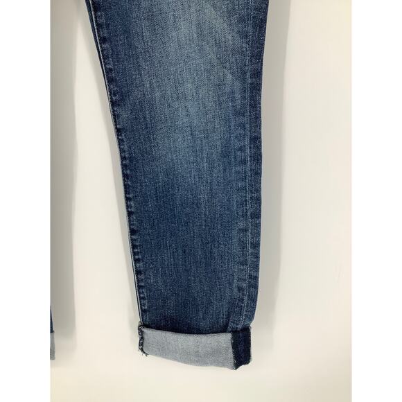 KUT from the Kloth Women's 2 Blue Catherine Boyfriend Jeans Cuff Mid Rise G11-17 - Picture 5 of 10